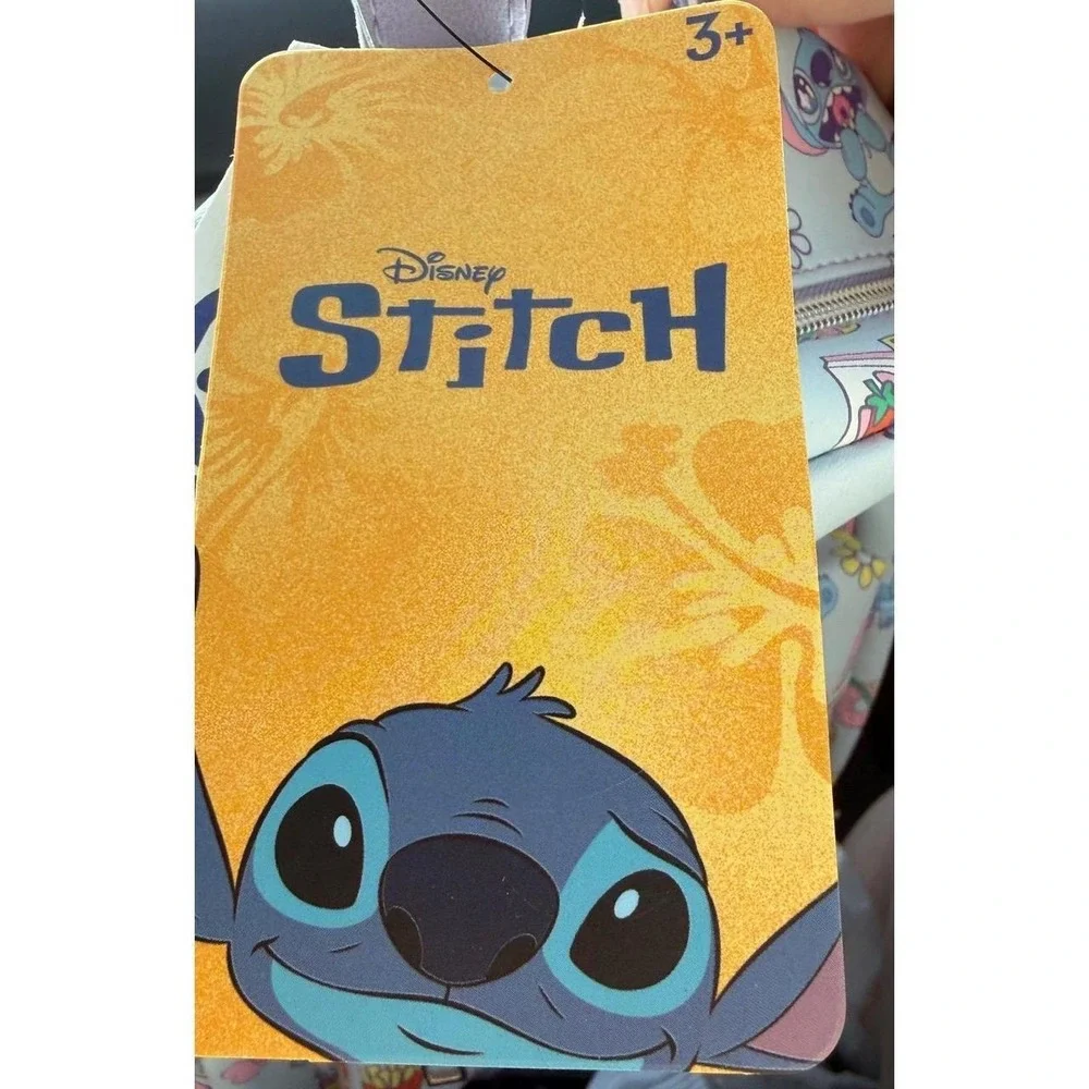 Disney Stitch Angel Mini Backpack Kids Blue NWT Bioworld Treats Print NWT